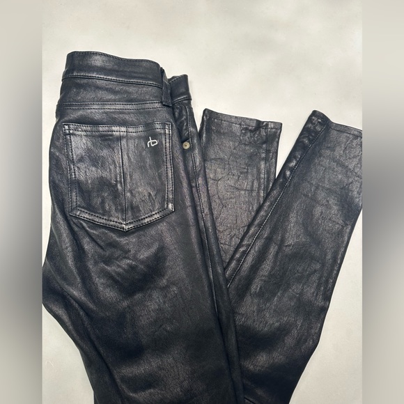 Rag & Bone lambskin leather skinny pants - Picture 6 of 9